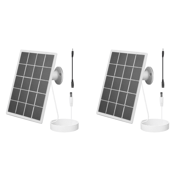 Cargador Panel Solar 10 W Al para Ring Stick Up Cam/Spotlight Cam() Blanco