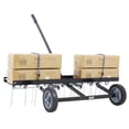 thumbnail image 2 of 40-Inch Sweeper Dethatcher, Landscape Tractor Rake, Tine Tow Dethatcher Pull Behind Mower, Riding Mower Attachments for Outdoor Yard Tools Lawn Care, 2 of 9