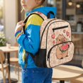thumbnail image 2 of KUIFORTI Watermelon Capybara Toddler Backpack for Girls Kids School Bag with Multiple Organizer Pockets Breathable Adjustable Straps for Preschool Kindergarten Back to School Supplies, 2 of 7