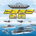 thumbnail image 2 of Portaaviones de juguete WaSaika con aviones de combate y submarinos, 2 of 7