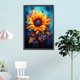 thumbnail image 2 of (ZQA1997) Cuadrado Resina Diamante Serie Girasol Diamante 40*60 CM Tamaño Lienzo 45*65 CM, 2 of 9