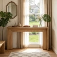 thumbnail image 6 of Fnova 55" Farmhouse Console Table, Wooden Entryway Table with Storage, Narrow Sofa Table for Living Room, Entryway, Hallway, 6 of 17