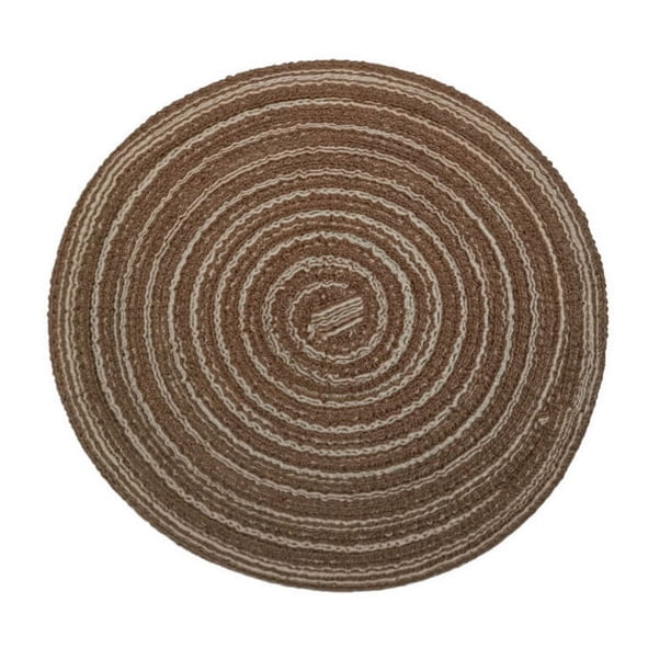 Manteles individuales de vinilo tejido para mesa de comedor, lavables y fáciles de limpiar. Juego de manteles individuales de plástico de polipropileno resistentes al calor para la cocina y la