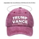 thumbnail image 3 of Béisbol Lavada Trucker Hat Trump Vance 2024 Sombrero Ajustable para Hombres Y Mujeres, 3 of 9