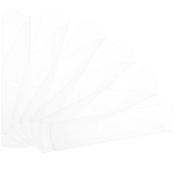 BESTYASH 6-Pack White Plastic Sheaths for Kitchen Cutters, Blade Guards for Safe Storage and