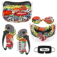 thumbnail image 3 of Rechale Silicone Cover Set for Oculus/Meta Quest 3S, VR Accessories for Meta Quest 3S, Protective Cover Set Includes Controller Grip Cover, Face Cover, VR Shell Cover (Street Graffiti), 3 of 9
