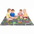 thumbnail image 2 of Yingyy Children's Car Education Crawling Carpet Interactive Game Decorative Development map . Stimulate slip and Water absorbing Game, 2 of 6