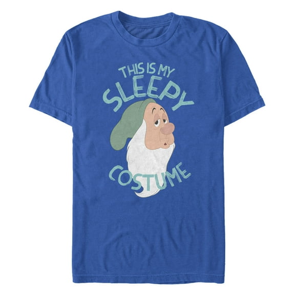 Men's Snow White and the Seven Dwarfs This is my Sleepy Costume Graphic T-Shirt