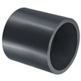 thumbnail image 1 of Unique Bargains UPVC Pipe Fitting 90mm Socket, 1 Pack Straight Coupling, Dark Grey, 1 of 5