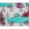 thumbnail image 5 of oneOone Polyester Spandex Turquoise Blue Fabric Merry Christmas Sewing Craft Projects Fabric Prints By Yard 56 Inch Wide, 5 of 5