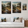 thumbnail image 4 of Designart "African Calm Tranquility" African Print on Natural Pine Wood, 4 of 5