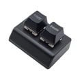 thumbnail image 4 of Teclado de 2 teclas Hugo Hotswap programable Mini teclado USB para programación de control Negro, 4 of 10