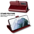 thumbnail image 5 of MONASAY Galaxy S21 5G Wallet Case, 6.2 inch,[Screen Protector Included][RFID Blocking] Flip Folio Leather Cell Phone Cover with Credit Card Holder for Samsung Galaxy S21 5G, 5 of 7