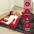 thumbnail image 3 of KingCamp Cotton Flannel Queen Size 2 Person Double Sleeping Bags with Pillows for Adult Lightweight Compact Backpacking Camping 20°F for Couples & Family Black, 3 of 7