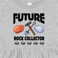 thumbnail image 4 of Inktastic Future Rock Collector Girls Baby Dress, 4 of 5