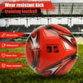 thumbnail image 4 of Professional Soccer Ball Size 5 Official Soccer Training Football Ball Competition Outdoor Football Red,1 x soccer ball,Red, 4 of 6