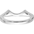 thumbnail image 5 of 14K White Gold Diamond Wedding Band (Size 7) Made In India rm2514b-019-waa, 5 of 5