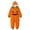2Orange, variant on REDARER Kids Halloween Pumpkin Hooded Onesie Jumpsuit Full Zip with Pockets for Trick or Treat Holiday Party Cosplay and Casual Loungewear Outfit,8-9 Years