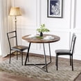 thumbnail image 1 of 31.4 Inch Round Dining Table Set for 2, Small Kitchen Table Set with 2 Chairs and 2 Heat Resistant Placemat, Bistro Table and Chairs Set for Dining Room, Cafe, 1 of 7