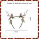 thumbnail image 2 of Diademas de astas de reno para fiestas de Navidad, Pascua y Halloween diademas de astas, 2 of 5
