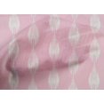 thumbnail image 4 of oneOone Tissu Popeline de Coton Rayé Ikat Imprimé Couture BTY 56 Pouces de Large, 4 of 4