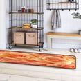 thumbnail image 7 of Long Floor Mat Hallway Carpet 72x24 Inch Area Carpet Non-slip Entrance Carpet Washable Door Mat Kitchen Bedroom Living Room Cartoon Orange Roses, 7 of 7