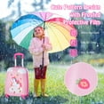 thumbnail image 4 of Costway 2PC Kids Carry On Luggage Set 12" Backpack and 16" Rolling Suitcase for Travel, 4 of 10