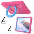 thumbnail image 7 of TECH CIRCLiPad 10th Generation Case A2696 A2757 A2777,Heavy Duty Shockproof Cover with Rotating Handle Grip Stable Kickstand Girls Kids Protective Tablet Cover for iPad 10th Gen 10.9" 2022,Rose/Blue, 7 of 7