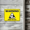 thumbnail image 4 of Classic Framed Plus Warning Mind The Gap Door or Wall Sign | Boats & Yachts Signage - Medium, 4 of 8