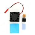 thumbnail image 4 of 4 Pcs Ventilateur Carré avec Dissipateur de Chaleur Kit de Refroidissement pour Raspberry Pi 4 Modèle B 3B+ 2B B+, 4 of 10