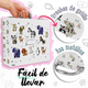 thumbnail image 4 of Set De Arte Belug  Dibujo Colores Marcadores Lápices 50pcs BLANCO ANIMALES, 4 of 5