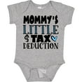 thumbnail image 3 of Inktastic Mommy's Little Tax Deduction Blue Hearts Boys or Girls Baby Bodysuit, 3 of 5