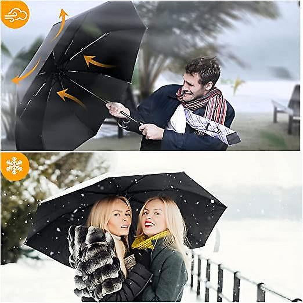 DouHu Automatic Folding Umbrella Men s Umbrella High Quality Compact Strength Rainproof Travel Umbrella For Men And Women Non Slip Handle
