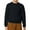 Black, variant on LYHaoo Toddler Sweater Boys Girls Cotton Lightweight Sweaters Crew Neck Solid Color Knit Pullover Long Sleeve Sweaters 10-12 Years(Black)