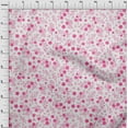 thumbnail image 4 of oneOone Viscose Jersey Fuschia Pink Fabric Asian Floral Sewing Material Print Fabric By The Yard 60 Inch Wide, 4 of 4