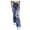 Dark Blue, variant on Vedolay Casual Pants Women Female Casual Sports Jeans Fashion Womens Pocket Jeans Grey,3XL