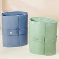 thumbnail image 5 of Bolsa para guardar joyas, bolsa para guardar pendientes, estuche de cuero plegable y portátil para guardar pendientes, bolsa enrollable para guardar joyas de viaje C, 5 of 5