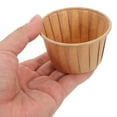 thumbnail image 3 of HINTRMENT 50Pcs Small Cups Round Light Brown Paper Molds for Baking Nonstick, 3 of 6