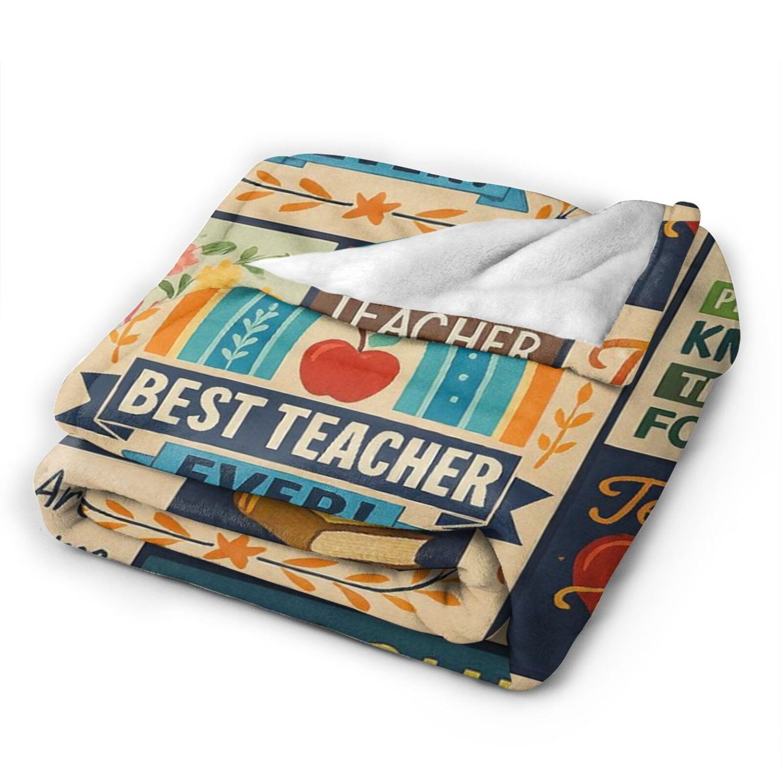 Teacher Gifts for Women Men- Unique Teacher Appreciation Gifts Blanket, Funny Gifts for Teachers, Best Teacher Gifts from Student, Teacher Birthday Retirement Gifts- Throw Blanket 60x50