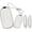 Long Keychain-white, variant on Key Fob Cover Compatible with Genesis GV60 GV80 G70 G90 2022-2025 5 Button Keychain Case Holder Protector,Long Keychain-black