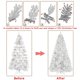 thumbnail image 4 of Árbol de Navidad Topeakmart artificial rosa de 2,3 m con soporte, 4 of 9