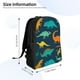 thumbnail image 4 of Easygdp Hand Drawn Seamless Mochila Versátil y Elegante: Comodidad, Almacenaje y Durabilidad para la Universidad, Trabajo, Viajes y Uso Diario, 4 of 8