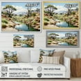 thumbnail image 4 of Designart "Baobab's Tranquil Refuge" Tree Baobab Floater Framed Wall Art Living Room, 4 of 7