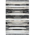 thumbnail image 2 of Well Woven Maya Tiva Contemporary Geometric Stripes Grey 7'10" x 9'10" Textured Pile Area Rug, 2 of 7