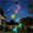 Green, variant on Solar Wind Chimes Hummingbird Chimes Solar Outdoor with Changing Lights Outdoor Waterproof LED Solar Hanging Lights Garden Decor