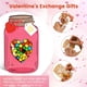thumbnail image 3 of Toystoory Juego de 50 tarros de papel para caramelos de San Valentín con diseño de Drifting Jar para niños, 5 diseños de colores y resistente Kits de decoración para fiestas, 3 of 4