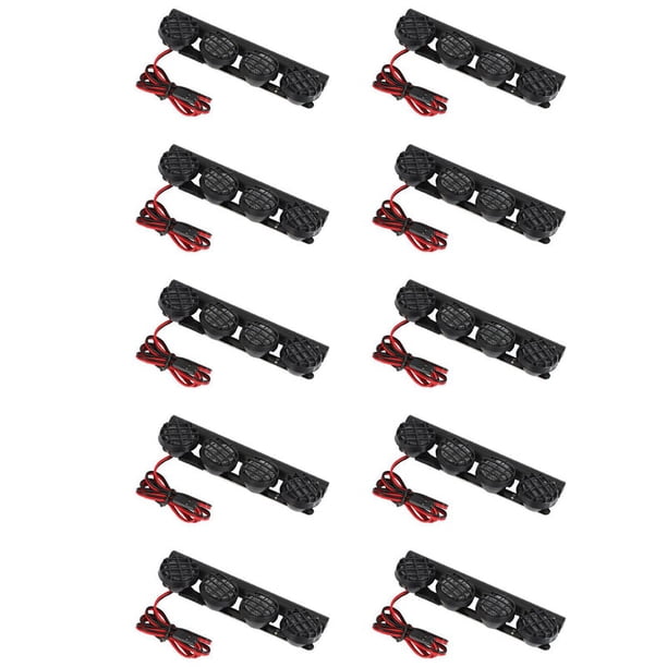 10X Barra de Luz LED de Techo Con Lámpara Ultra Brillante Multifunción Con 4 Focos para 1/10 1/8 RC Car CC01 Axial SCX10