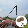 thumbnail image 4 of AURORA TRADE 1 Set Tent Extension Belt Wear-resistant Good Load Bearing Non-Slip Tear Resistant Multifunctional Hanging Items 4 Colors Outdoor Camping Clothesline with 2 Carabiners Set for Hiking, 4 of 8