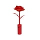 thumbnail image 2 of Lámpara de flores de simulación de foil de oso y rosa, luz nocturna de San Valentín, regalo pequeño, decoración de Navidad, luz de noche para dormitorio, luz decorativa de metal, diseño de, 2 of 8