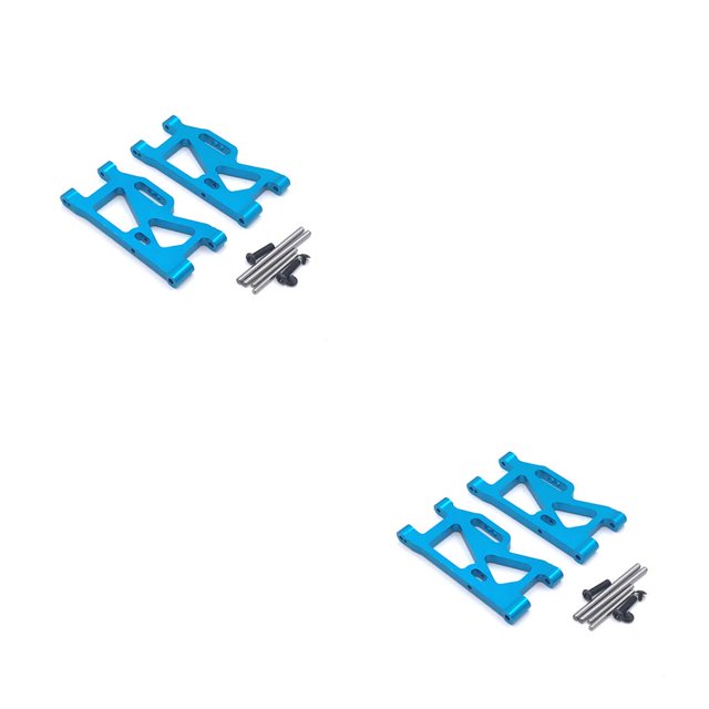 Tholdsy 2 piezas de actualización de columpio trasero de coche profesional de Metal RC brazos de suspensión kits de vehículos juego de herramientas de Azul 2piezas Tholdsy CBP203169